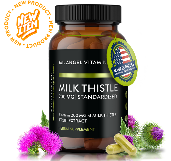 Milk Thistle 60 Ct Vegetarian Capsules - For Optimal Liver Health