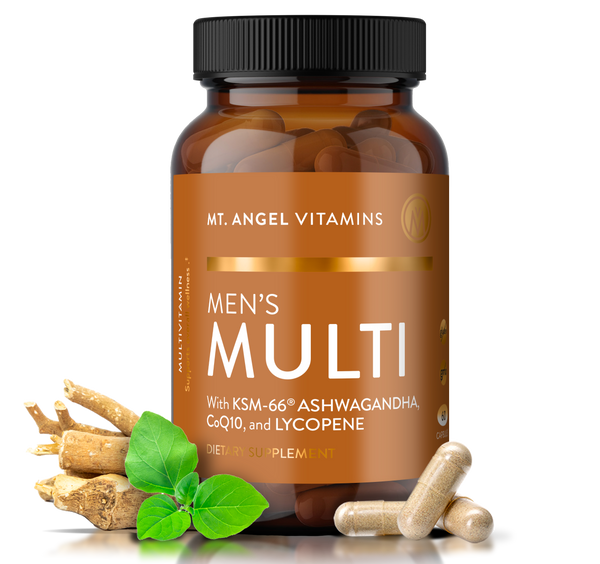 Mt. Angel Vitamins Men's Multivitamin - Your Ultimate Daily Nutritional Armor | 60 Capsules
