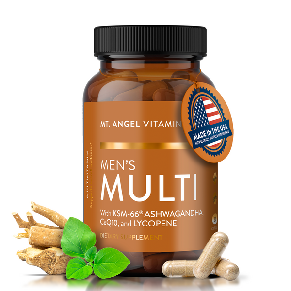 Mt. Angel Vitamins Men's Multivitamin - Your Ultimate Daily Nutritional Armor | 60 Capsules