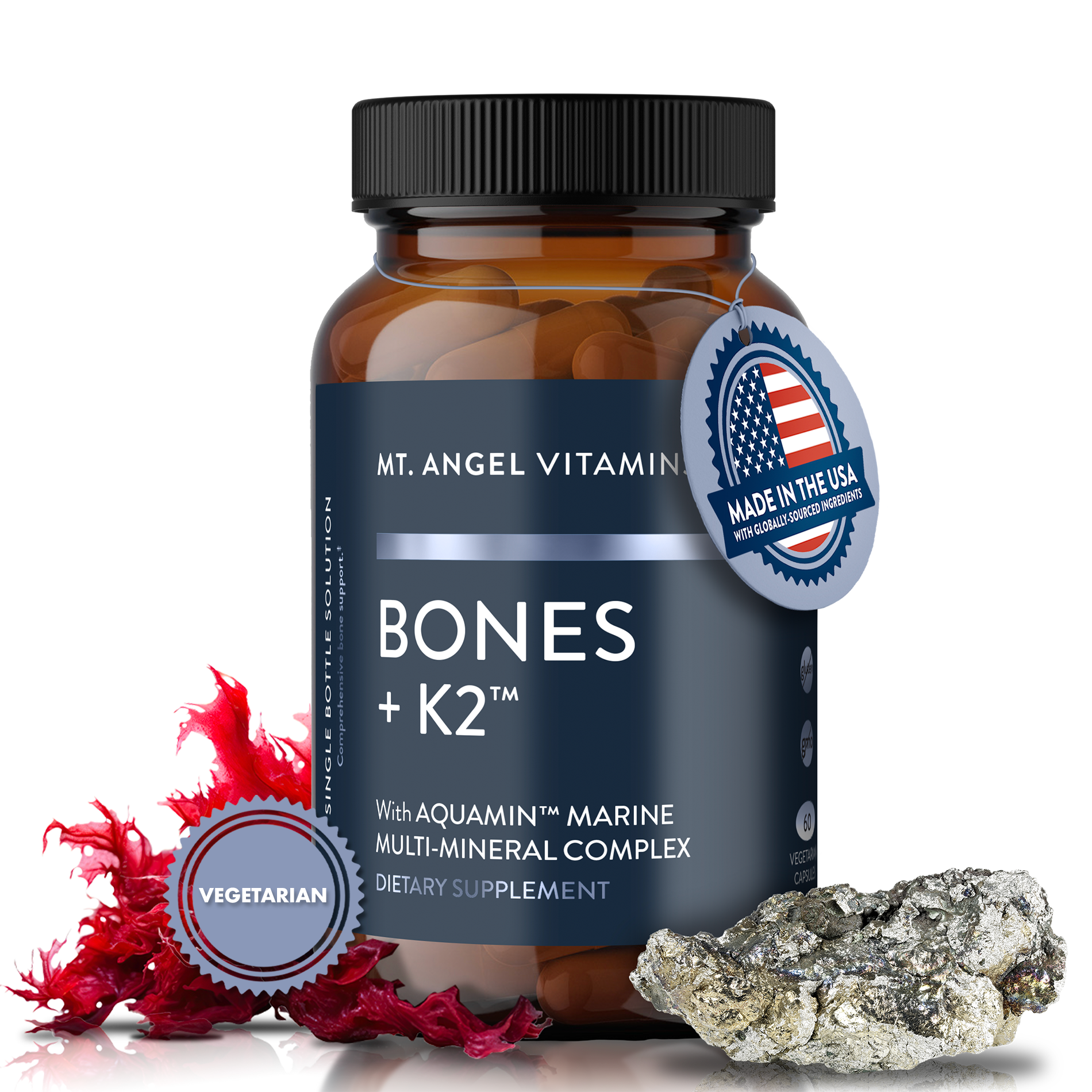 BONES+ K2 CAPS 60CT